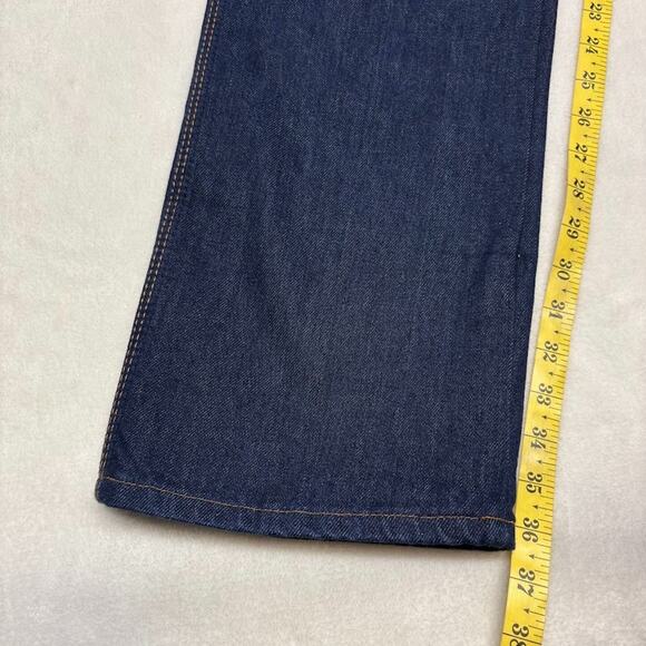 VTG 80s Brittania Dark Wash Jeans Basic Straight Leg Mens Size 34XL (34W x 36L) - Picture 12 of 12